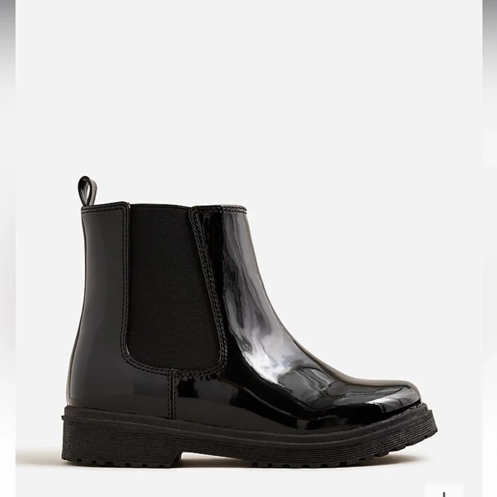 Crewcuts Girls' lug-sole boots in faux leather